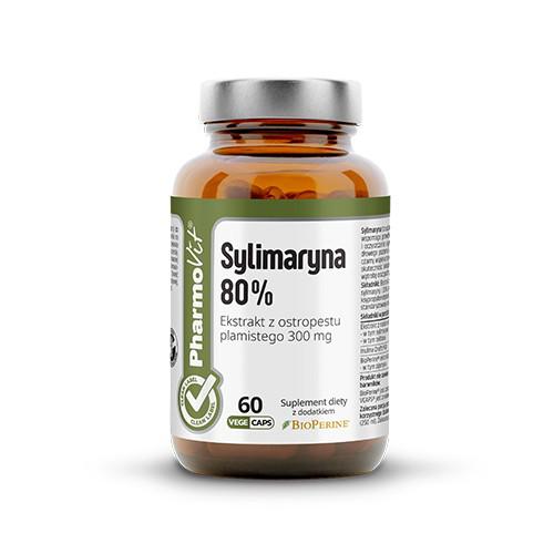 Miniaturka artykułu - PHARMOVIT Sylimaryna 80%, 60 kapsułek 