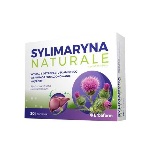 Miniaturka artykułu - Sylimaryna Naturale, 30 tabletek KR&Oacute;TKA DATA 30.09.2026
