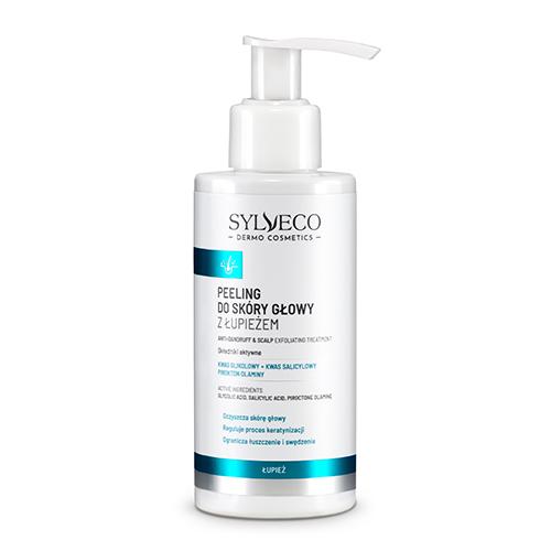 Miniaturka artykułu - Sylveco Dermo Łupież Peeling do skóry głowy z łupieżem, 145 ml