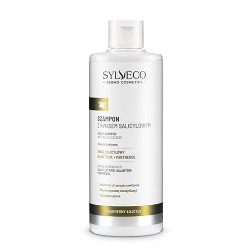 Miniaturka artykułu - Sylveco Dermo Nadmierny łojotok szampon z kwasem salicylowym, 300 ml
