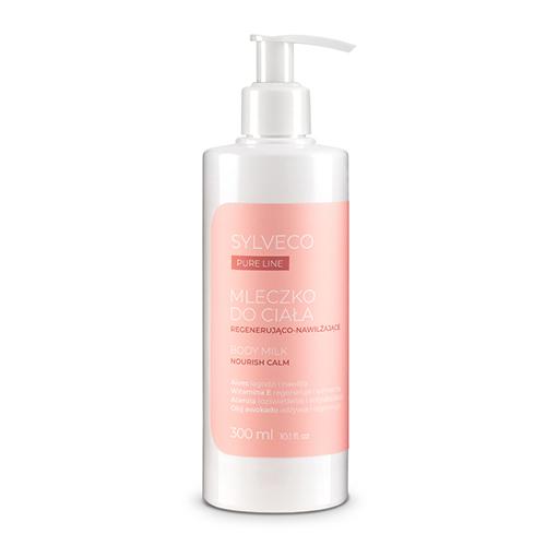 Miniaturka artykułu - Sylveco Pure Line Regenerująco-nawilżające mleczko do ciała, 300 ml