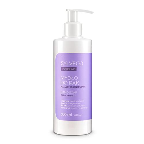 Miniaturka artykułu - Sylveco Pure Line Kojąco-regenerujące mydło do rąk, 300 ml