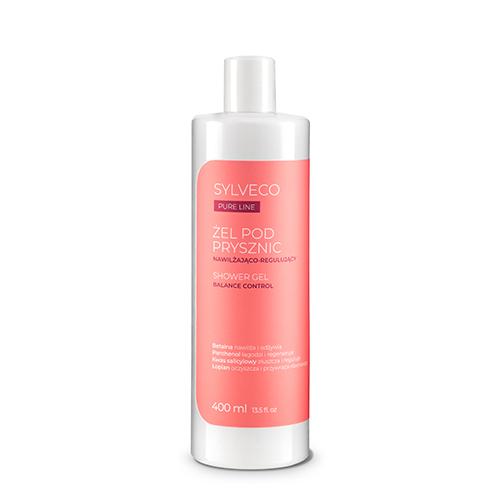 Miniaturka artykułu - Sylveco Pure Line Nawilżająco-regulujący żel pod prysznic, 400 ml