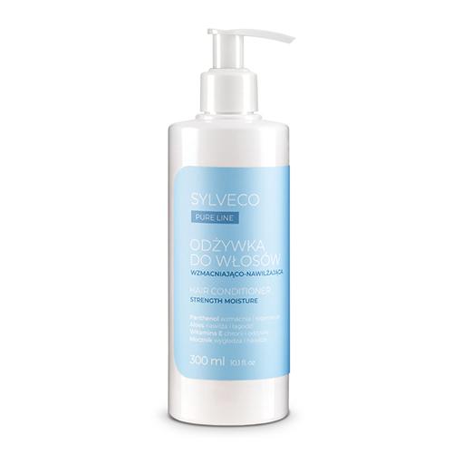 Miniaturka artykułu - Sylveco Pure Line Wzmacniająco-nawilżająca odżywka do włos&oacute;w, 300 ml