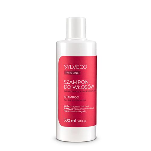 Miniaturka artykułu - Sylveco Pure Line Szampon do włos&oacute;w wzmacniająco-normalizujący, 300 ml