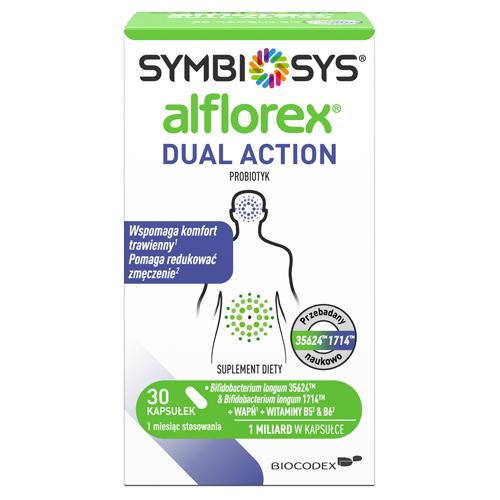 Miniaturka artykułu - Symbiosys Alflorex Dual Action Probiotyk, 30 kaps.