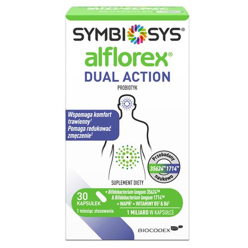 Miniaturka artykułu - Symbiosys Alflorex Dual Action Probiotyk, 30 kaps.
