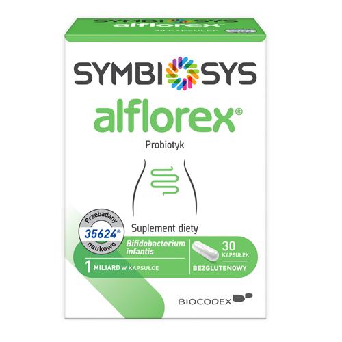 Miniaturka artykułu - SYMBIOSYS Alflorex Probiotyk, 30kaps.