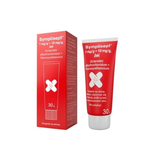 Miniaturka artykułu - Symplisept 1 mg/g + 10 mg/g żel, 30 g