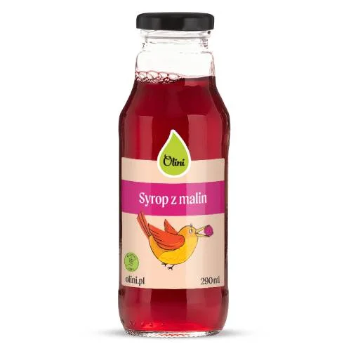Miniaturka artykułu - Olini Syrop z malin, 100 ml