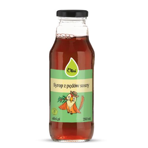 Miniaturka artykułu - Olini Syrop z pęd&oacute;w sosny, 290 ml