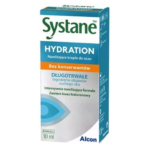 Miniaturka artykułu - Systane Hydration bez konserwant&oacute;w krople do oczu, 10 ml