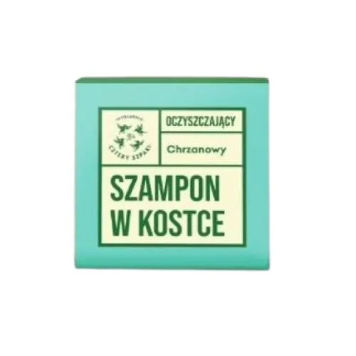 Miniaturka artykułu - Cztery Szpaki (4szpaki) Szampon do włos&oacute;w w kostce oczyszczający Chrzanowy, 75 g