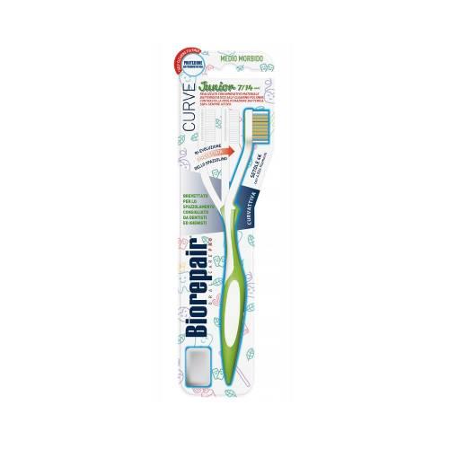 Miniaturka artykułu - Biorepair Curve Junior Szczoteczka 7-14 lat Medium