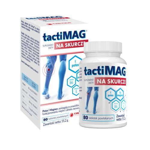 Miniaturka artykułu - TactiMag magnez z potasem i B6, 80 tabletek 