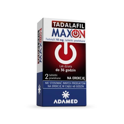 Miniaturka artykułu - Tadalafil Maxon 10 mg, 2 tabl. powl. USZKODZONE / BRAK OPAKOWANIE