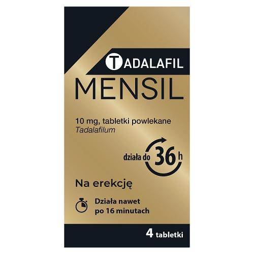 Miniaturka artykułu - Tadalafil Mensil 10mg, 4tabl. powl.