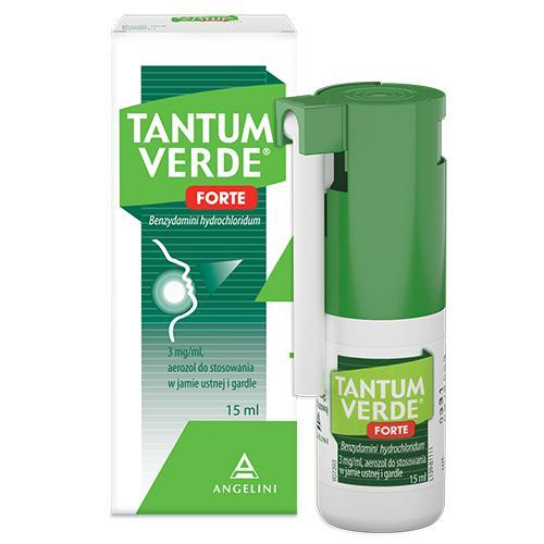 Miniaturka artykułu - TANTUM Verde Forte aerozol, 15 ml USZKODZONE OPAKOWANIE TEKTUROWE