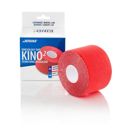 Miniaturka artykułu - NOVAMA KINO 2 Taśma kinezjologiczna 5cm x 5m czerwona