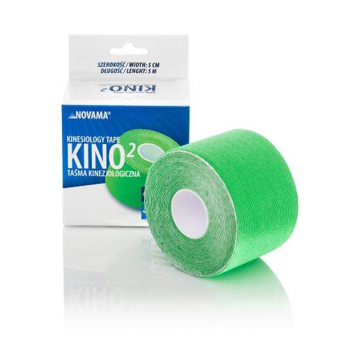Zdjęcie produktu - NOVAMA KINO 2 Taśma kinezjologiczna 5cm x 5m zielona