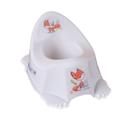 Miniaturka artykułu - TEGA BABY Nocnik antypoślizgowy Leśna Opowieść jasnobeżowy