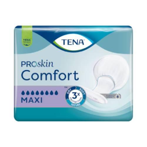 Miniaturka artykułu - TENA COMFORT ProSkin Maxi Pieluchy anatomiczne, 28szt. USZKODZONE FOLIOWE OPAKOWANIE