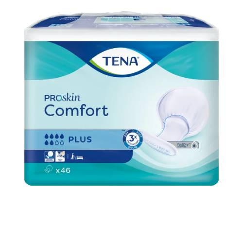 Miniaturka artykułu - TENA Comfort ProSkin Pieluchy Anatomiczne Plus, 46 szt