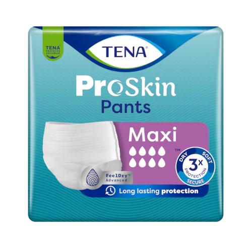 Miniaturka artykułu - TENA PANTS ProSkin Maxi L, 10sztuk - majtki chłonne