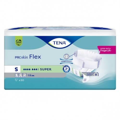 Miniaturka artykułu - TENA Pieluchomajtki ProSkin Flex Super S, 30 szt.