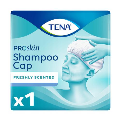 Miniaturka artykułu - TENA Shampoo Cap Czepek do mycia włosów 