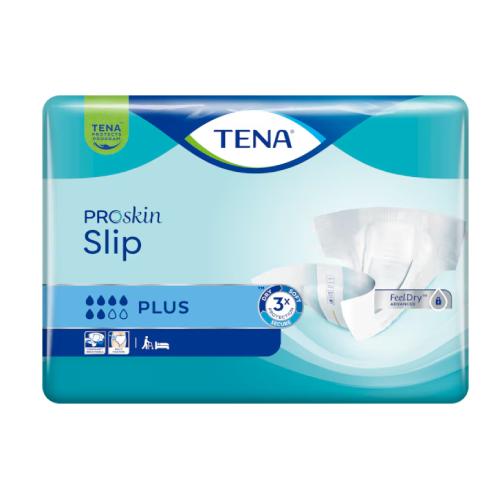 Miniaturka artykułu - TENA SLIP ProSkin Plus Pieluchomajtki XS, 30szt.