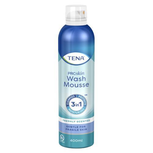 Miniaturka artykułu - TENA WASH MOUSSE Pianka myjąca, 400ml USZKODZONE/BRAK KORKA 