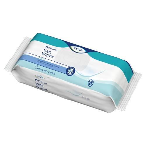 Miniaturka artykułu - Tena Wet Wipes Original chusteczki nawilżane, 80 szt.