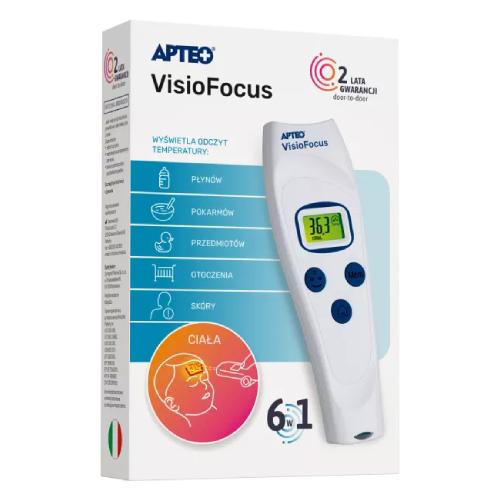 Miniaturka artykułu - Apteo VisioFocus Termometr bezdotykowy, 1 szt.