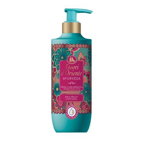Miniaturka artykułu - Tesori d'Oriente Ayurveda Nawilżający balsam do ciała, 400 ml 