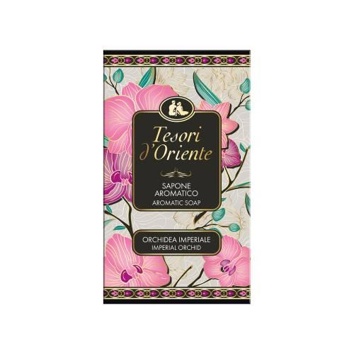 Miniaturka artykułu - Tesori d'Oriente Mydło w kostce Imperial Orchidea, 125 g