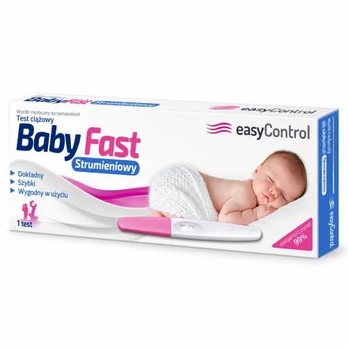 Miniaturka artykułu - Baby Fast Test ciążowy strumieniowy, 1 szt.