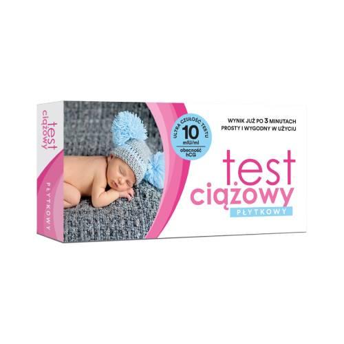 Miniaturka artykułu - MBM Pharma Test ciążowy Płytkowy, 1 szt.