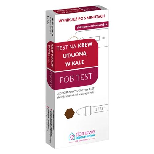 Miniaturka artykułu - Test FOB do wykrywania krwi utajonej w kale - 1 sztuka 17.49 USZKODZONY KARTON