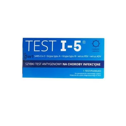Miniaturka artykułu - Farmabol Test I-5 Domowy test do wykrywania infekcji wirusowych, 1 szt.