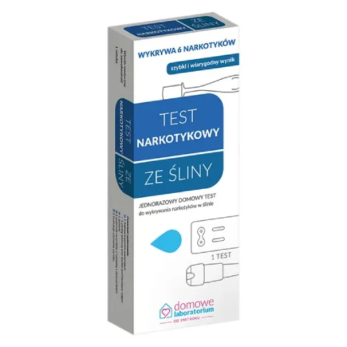 Miniaturka artykułu - Test narkotykowy ze śliny, 1 szt.