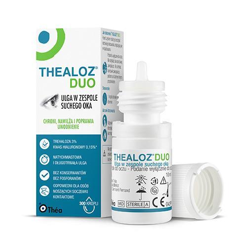 Miniaturka artykułu - Thealoz Duo 3% Krople do oczu, 10 ml USZKODZONE OPAKOWANIE