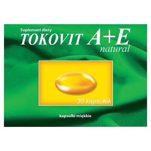Miniaturka artykułu - Tokovit A+E Natural, 30 kaps.