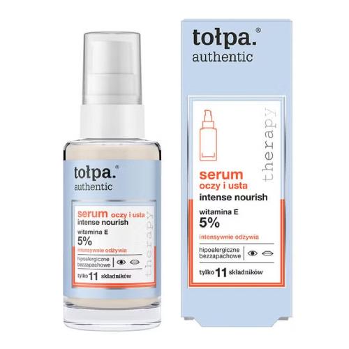 Miniaturka artykułu - TOŁPA Authentic Serum oczy i usta Intense Nourish, 30 ml