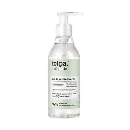 Miniaturka artykułu - TOŁPA Authentic Żel do mycia twarzy, 195ml USZKODZONA POMPKA