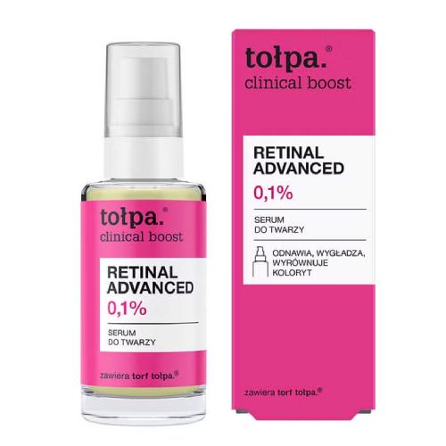 Miniaturka artykułu - TOŁPA Clinical Boost Retinal advanced 0,1% Serum do twarzy, 30 ml