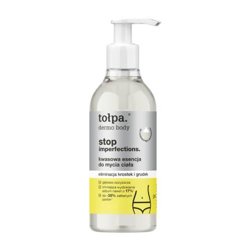 Miniaturka artykułu - Tołpa Dermo Body Stop Imperfections Kwasowa Esencja do mycia ciała, 300 ml