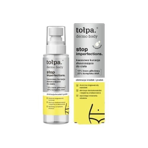 Miniaturka artykułu - Tołpa Dermo Body Stop Imperfections Kwasowa kuracja złuszczająca do ciała, 100 ml