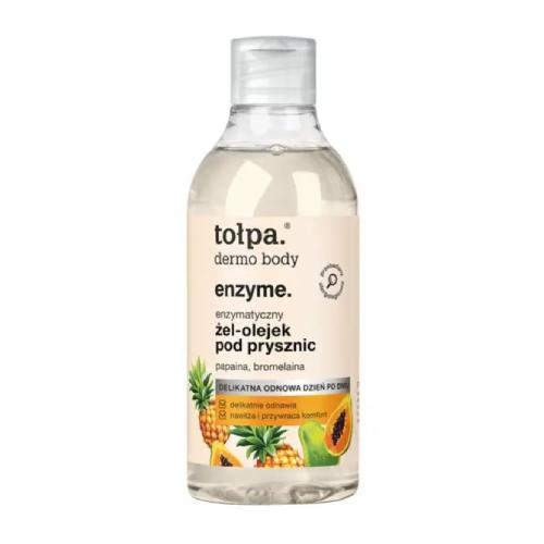Miniaturka artykułu - TOŁPA DERMO BODY ENZYME Żel-Olejek pod prysznic, 300ml