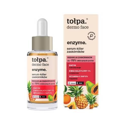 Miniaturka artykułu - TOŁPA DERMO FACE Enzyme Serum - killer zask&oacute;rnik&oacute;w, 30ml USZKODZONE TEKTUROWE OPAKOWANIE